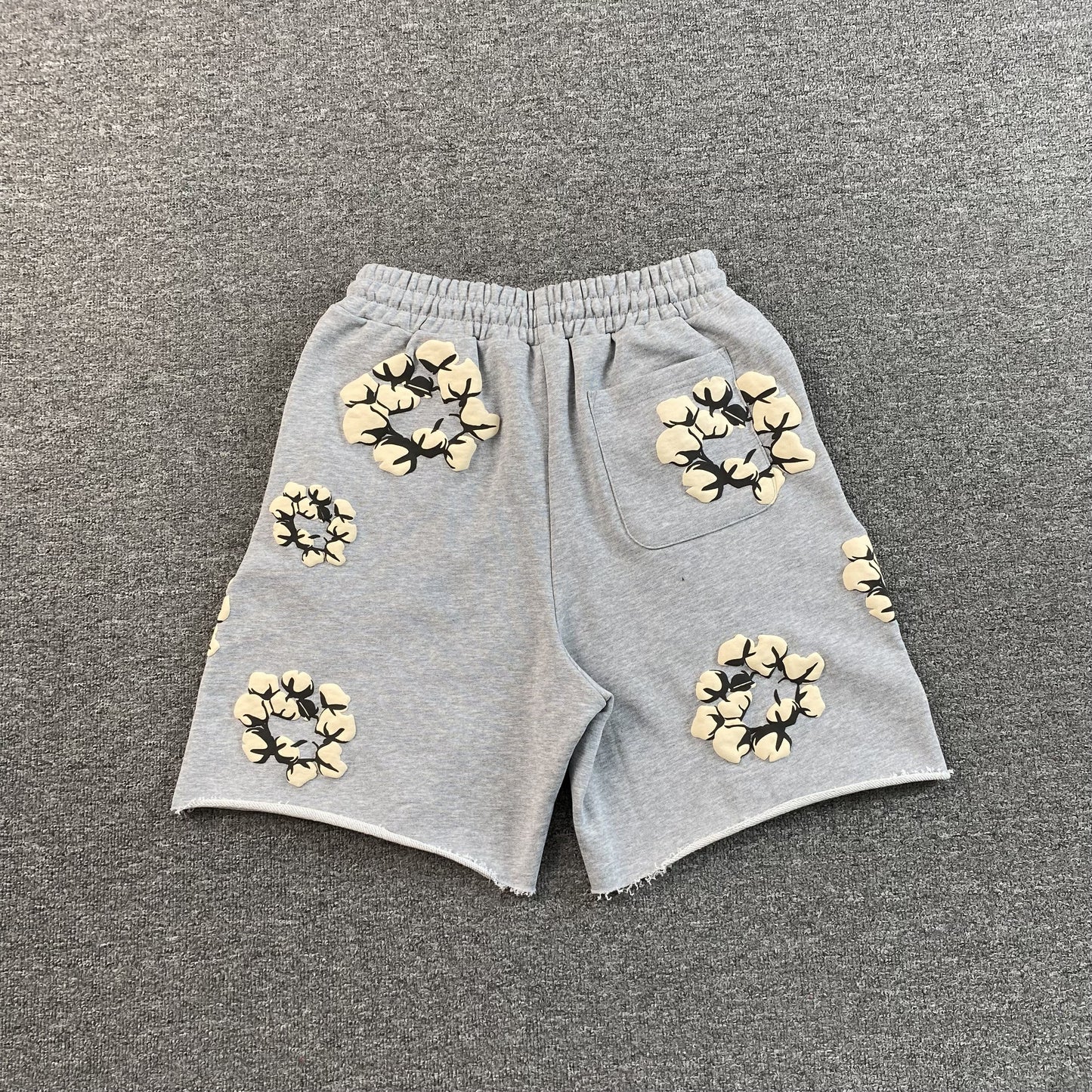 DENIM TEARS X CPFM CACTUS TEARS WREATH SHORTS GREY