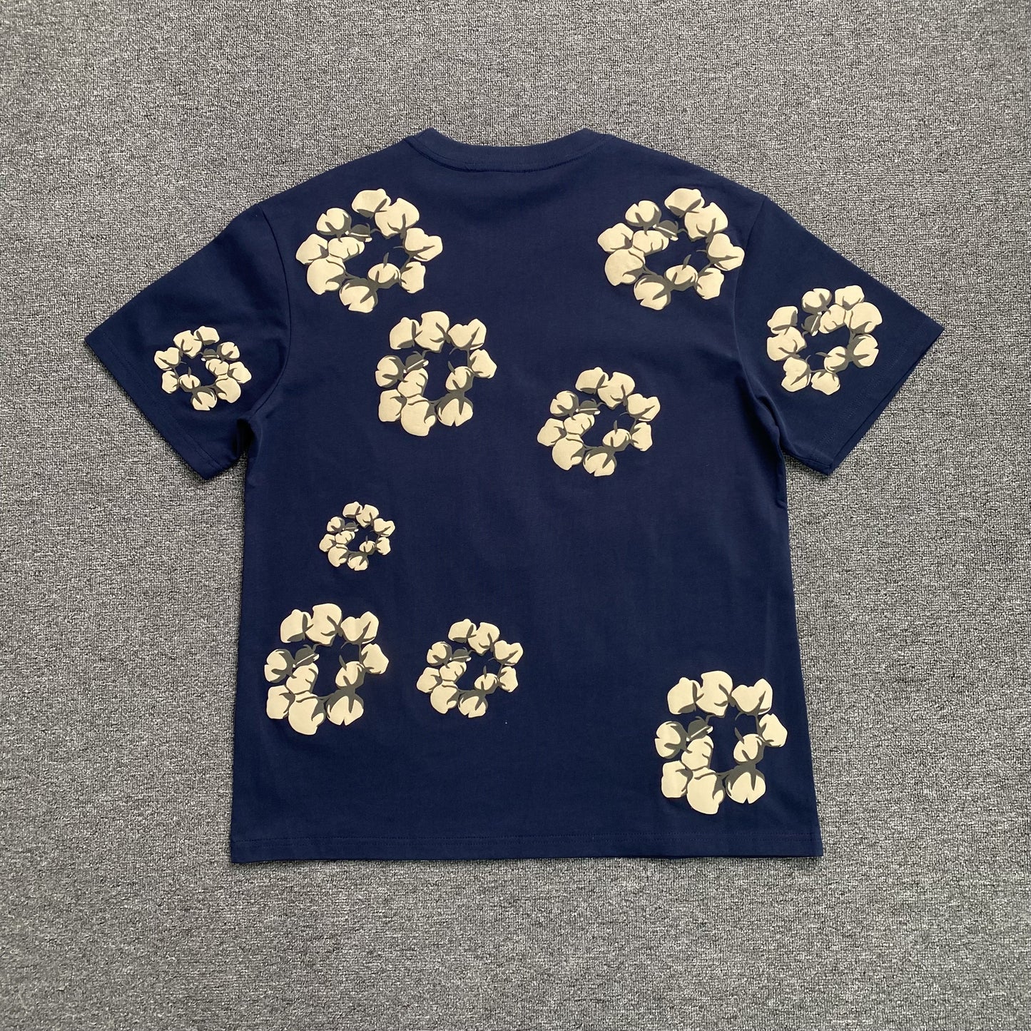 DENIM TEARS X CPFM CACTUS TEARS WREATH TEE NAVY