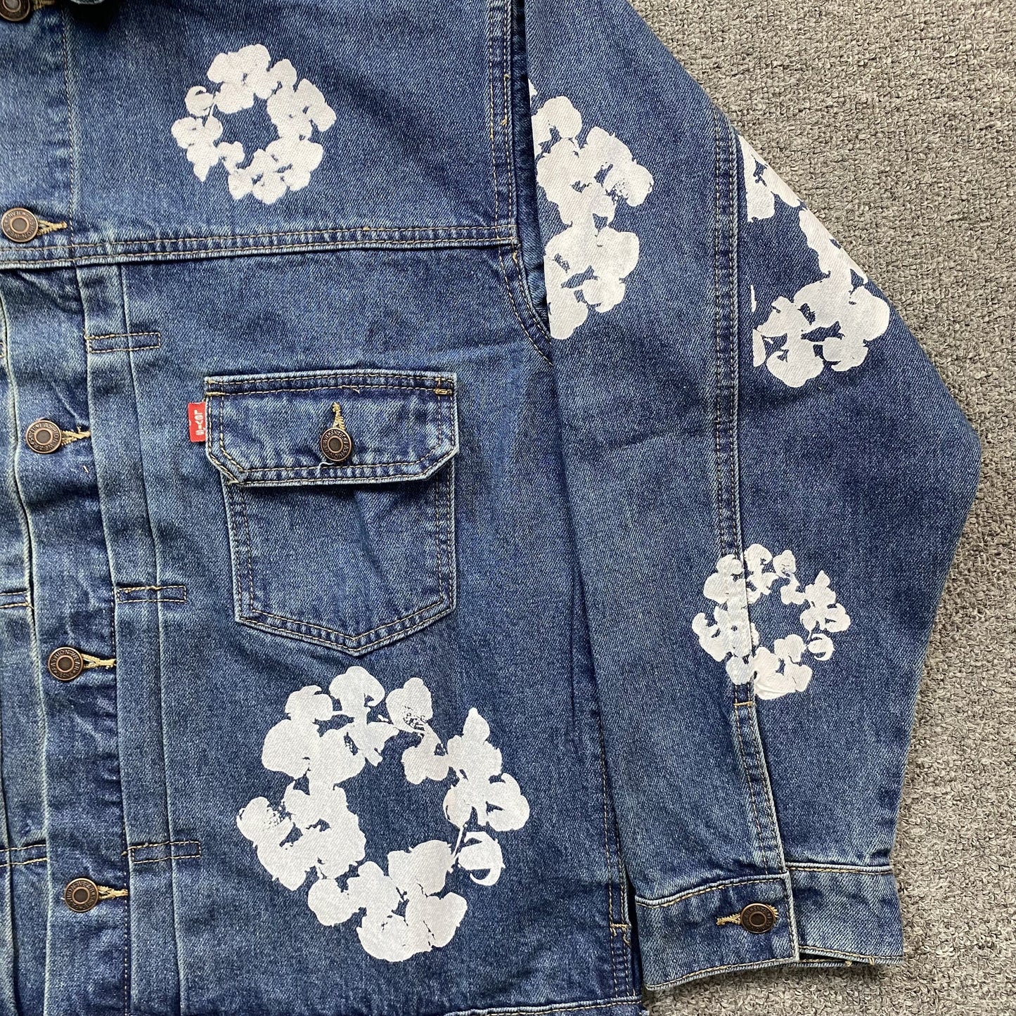 DENIM TEARS X LEVI'S JACKET BLUE