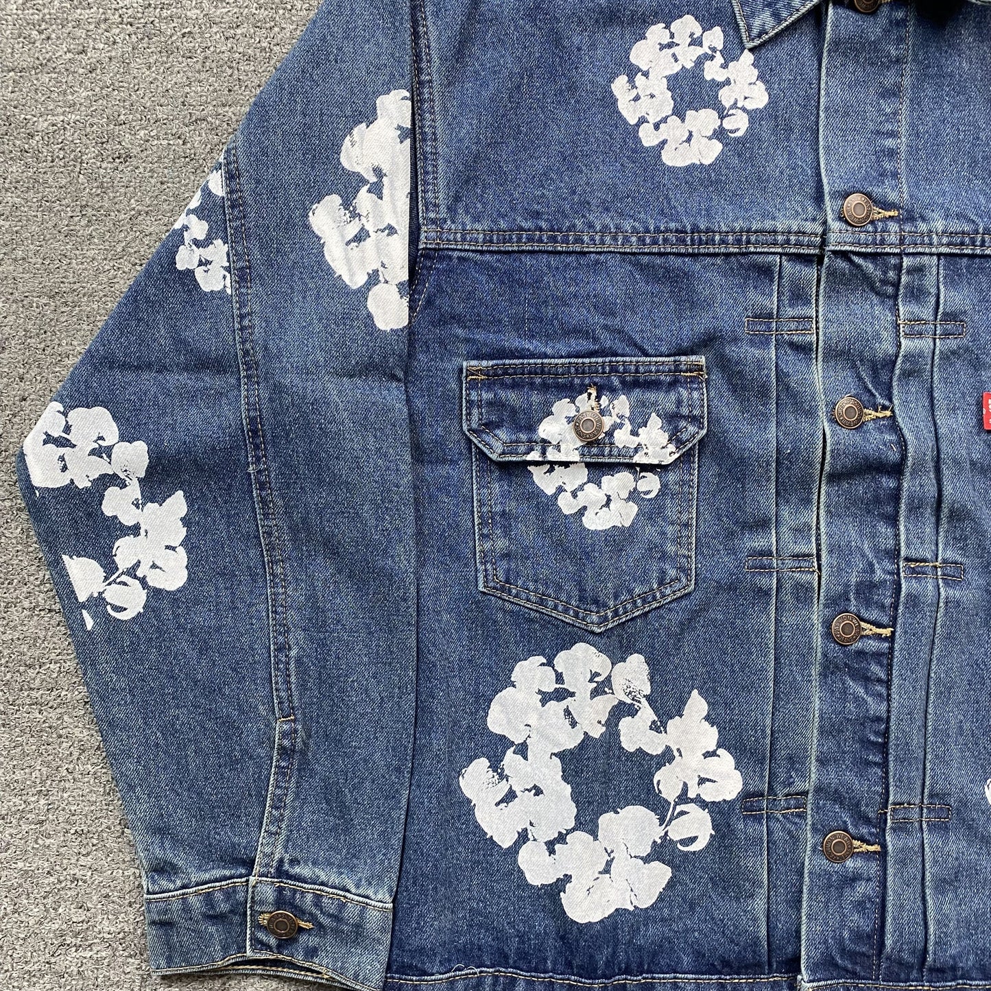 DENIM TEARS X LEVI'S JACKET BLUE