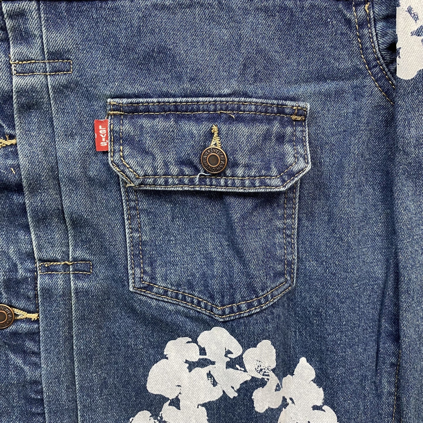 DENIM TEARS X LEVI'S JACKET BLUE