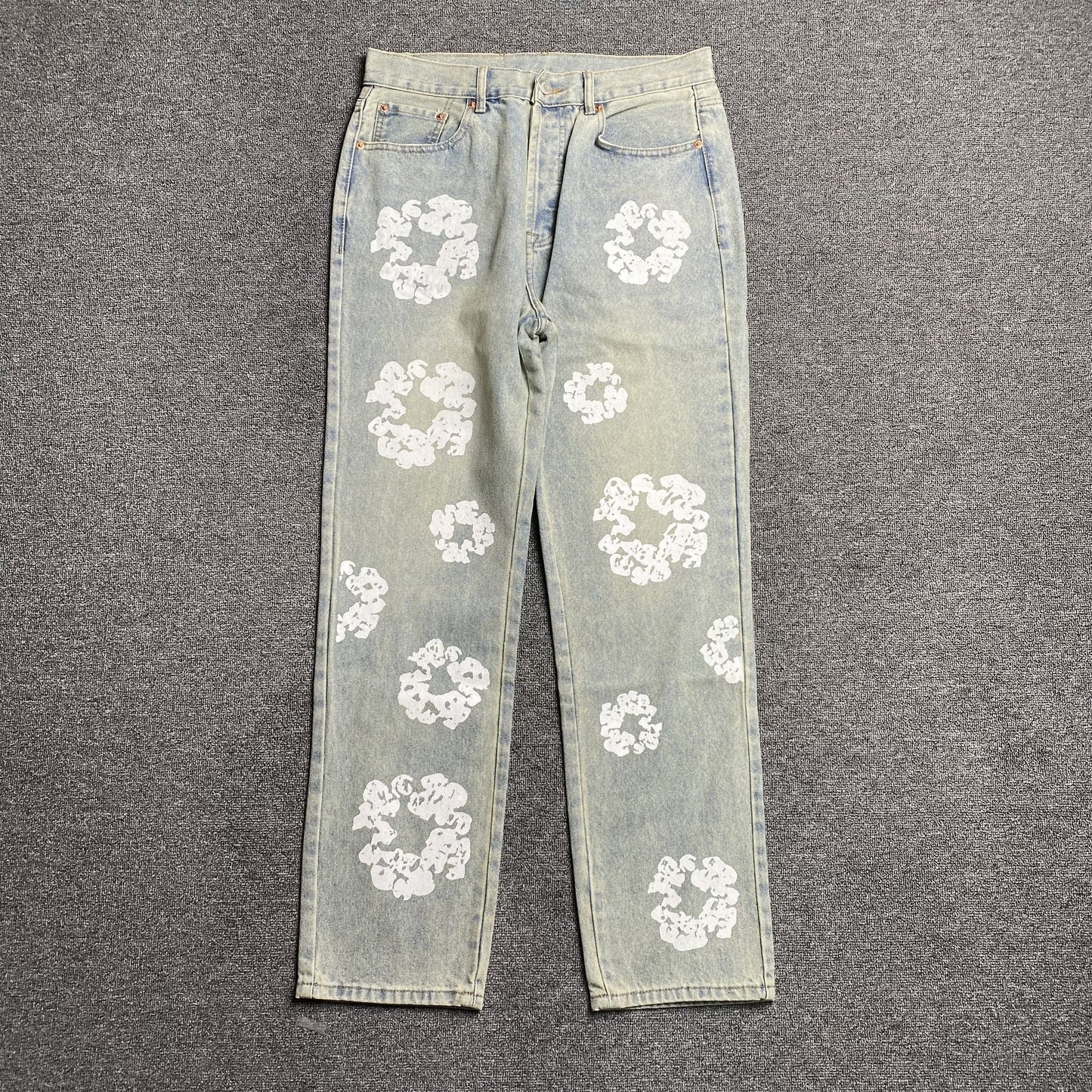 DENIM TEARS X LEVI'S JEANS DIRTY LIGHT WASH