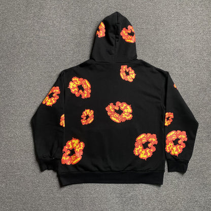 Denim Tears X Offset Wreath Hoodie Black