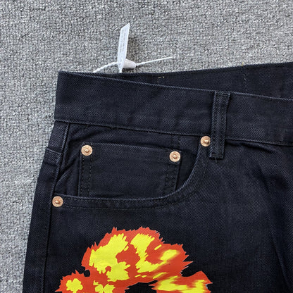 Denim Tears X Offset Wreath Jeans Black