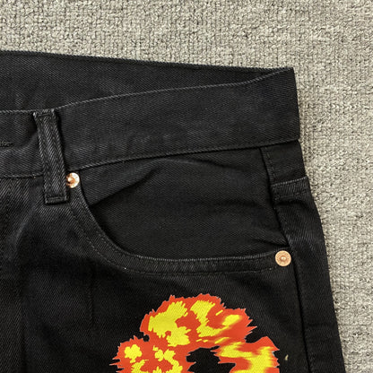 Denim Tears X Offset Wreath Jeans Black
