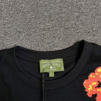 DENIM TEARS X OFFSET WREATH TEE BLACK