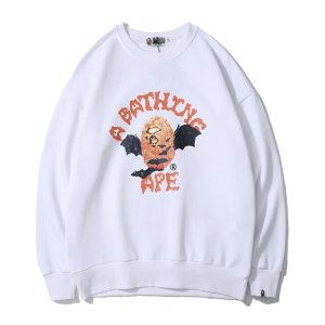 Bape Halloween Small Bat Pullover Sweater