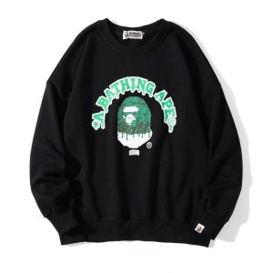 Bape Pullover Ape Head Letter Versatile Sweatshirt