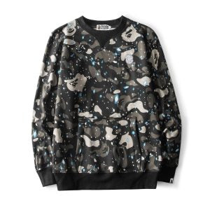 Bape Luminous Star Camouflage Pullover Sweater