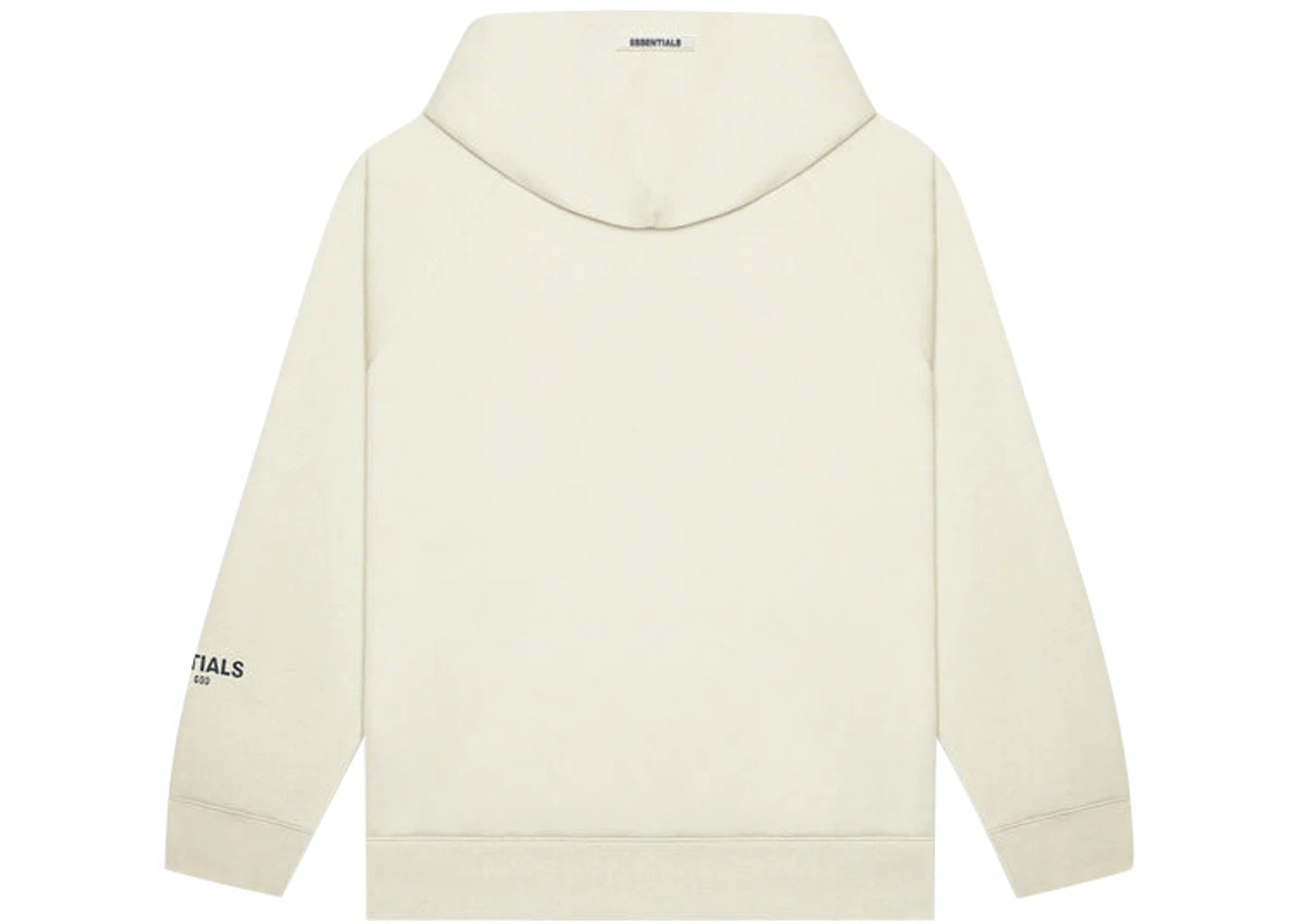 FEAR OF GOD ESSENTIALS APPLIQUE LOGO HOODIE BUTTERCREAM
