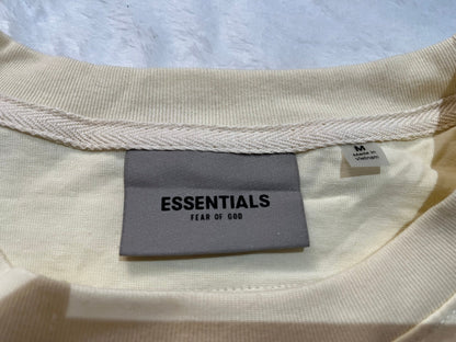 Fear Of God Essentials  Applique Logo T-Shirt Buttercream