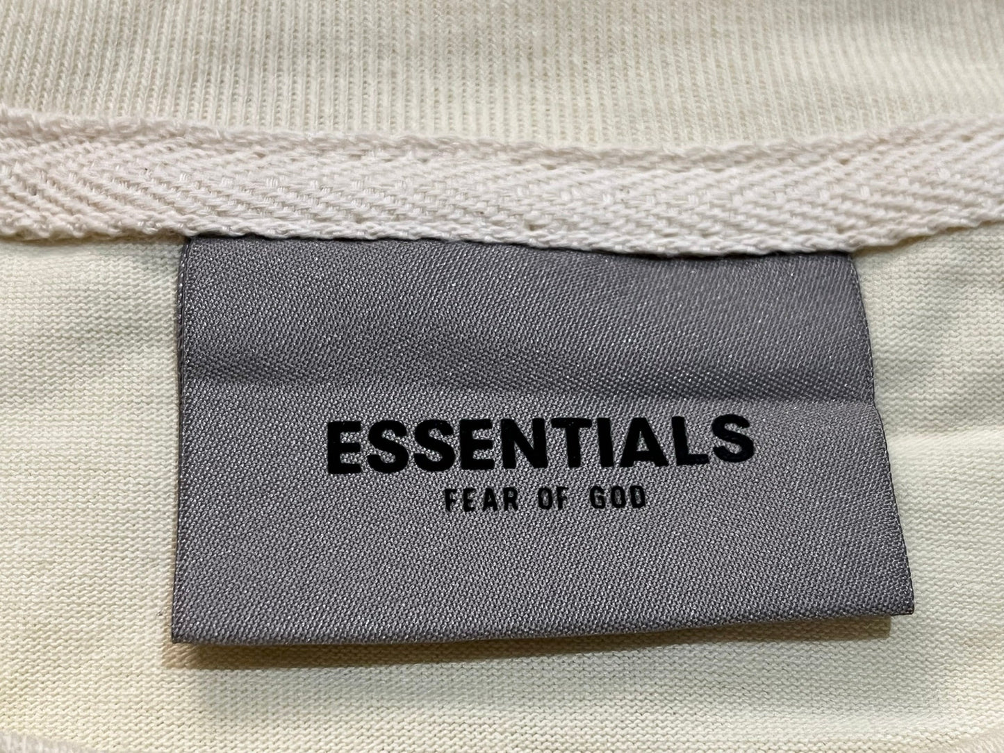 Fear Of God Essentials  Applique Logo T-Shirt Buttercream