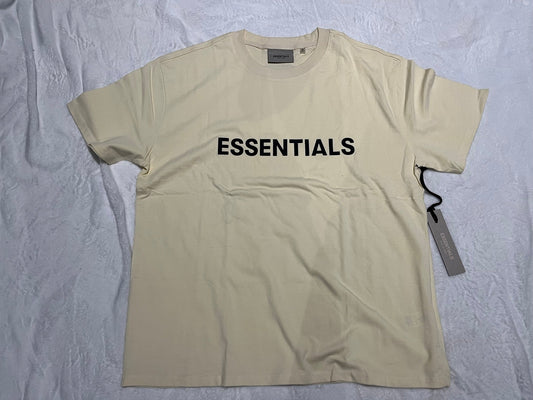 Fear Of God Essentials  Applique Logo T-Shirt Buttercream