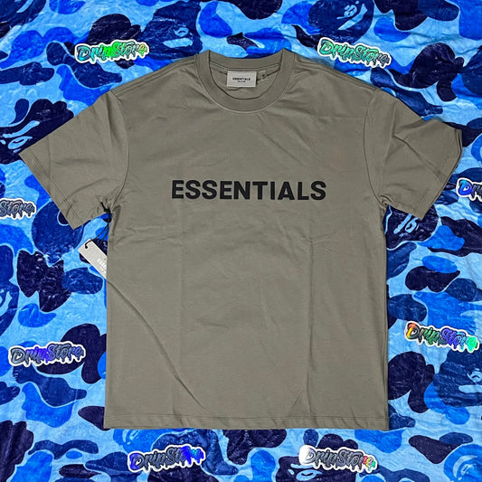 Fear Of God Essentials Applique Logo T-Shirt Cement