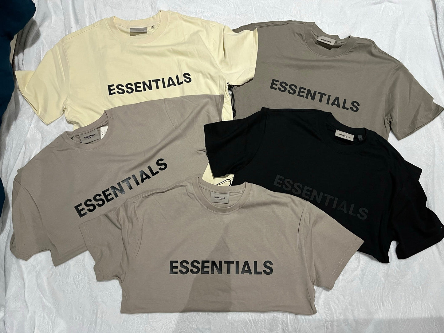 Fear Of God Essentials Applique Logo T-Shirt Taupe
