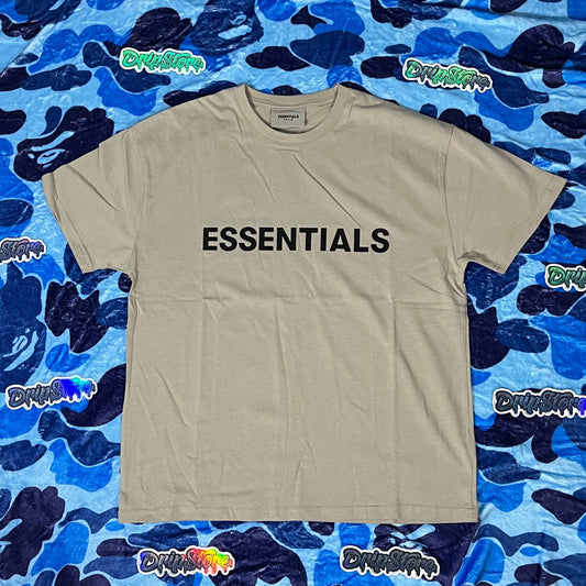 Fear Of God Essentials Applique Logo T-Shirt Taupe