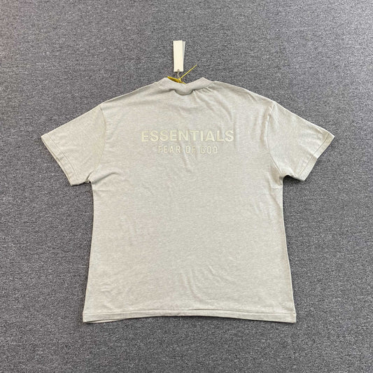 Fear Of God Essentials Classic Tee Heather Stone