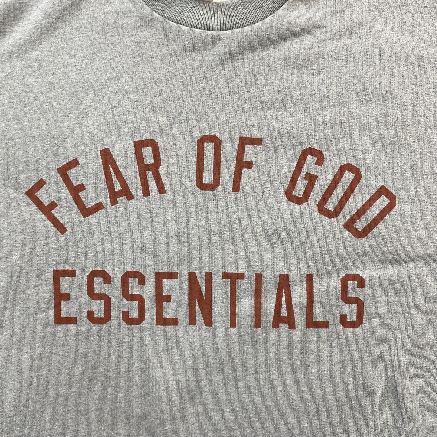 FEAR OF GOD ESSENTIALS CREWNECK DARK HEATHER