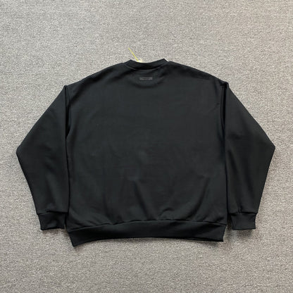 FEAR OF GOD ESSENTIALS CREWNECK STATE BLACK