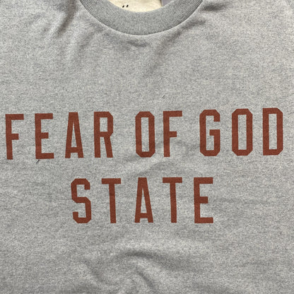 FEAR OF GOD ESSENTIALS CREWNECK STATE DARK HEATHER