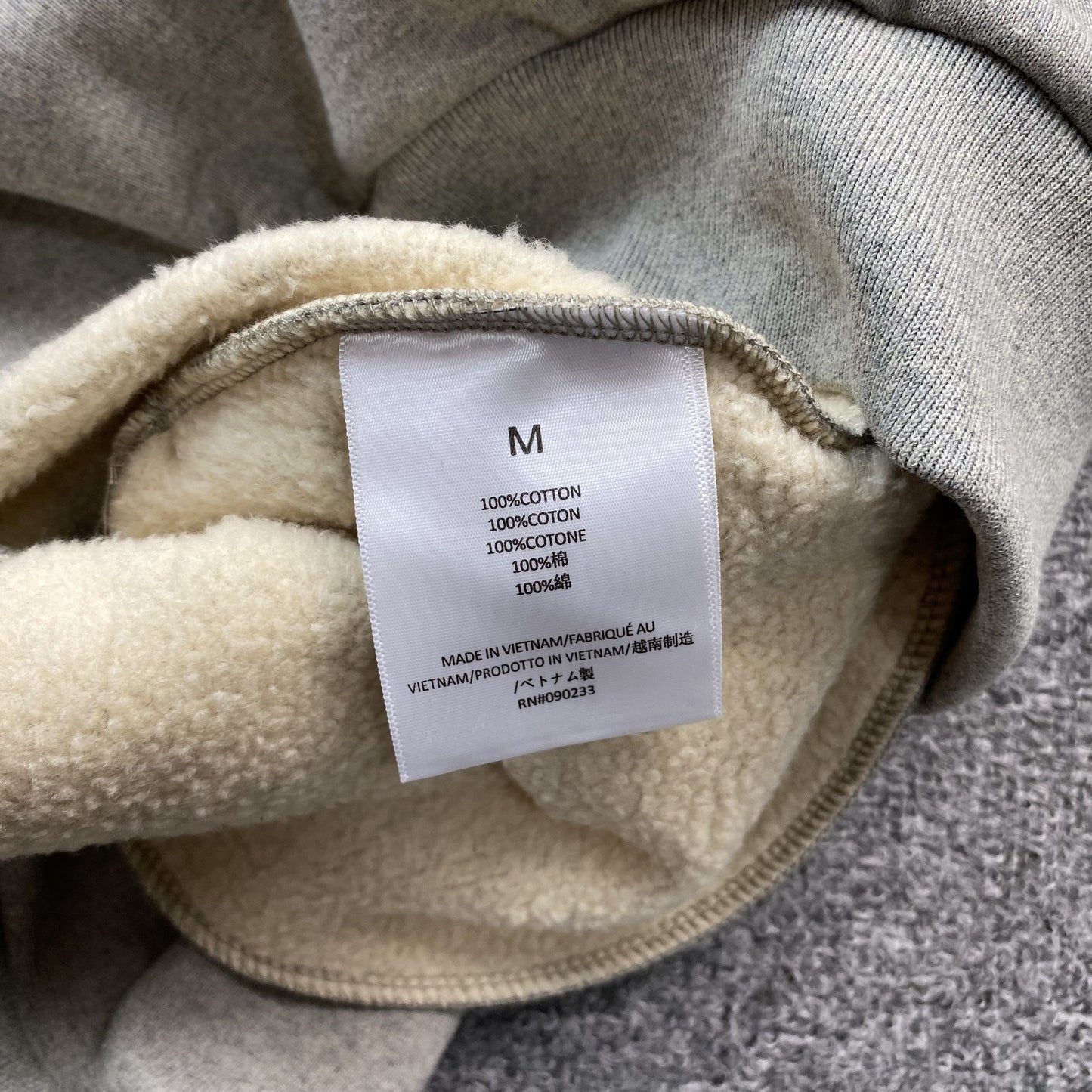 FEAR OF GOD ESSENTIALS CREWNECK STATE DARK HEATHER