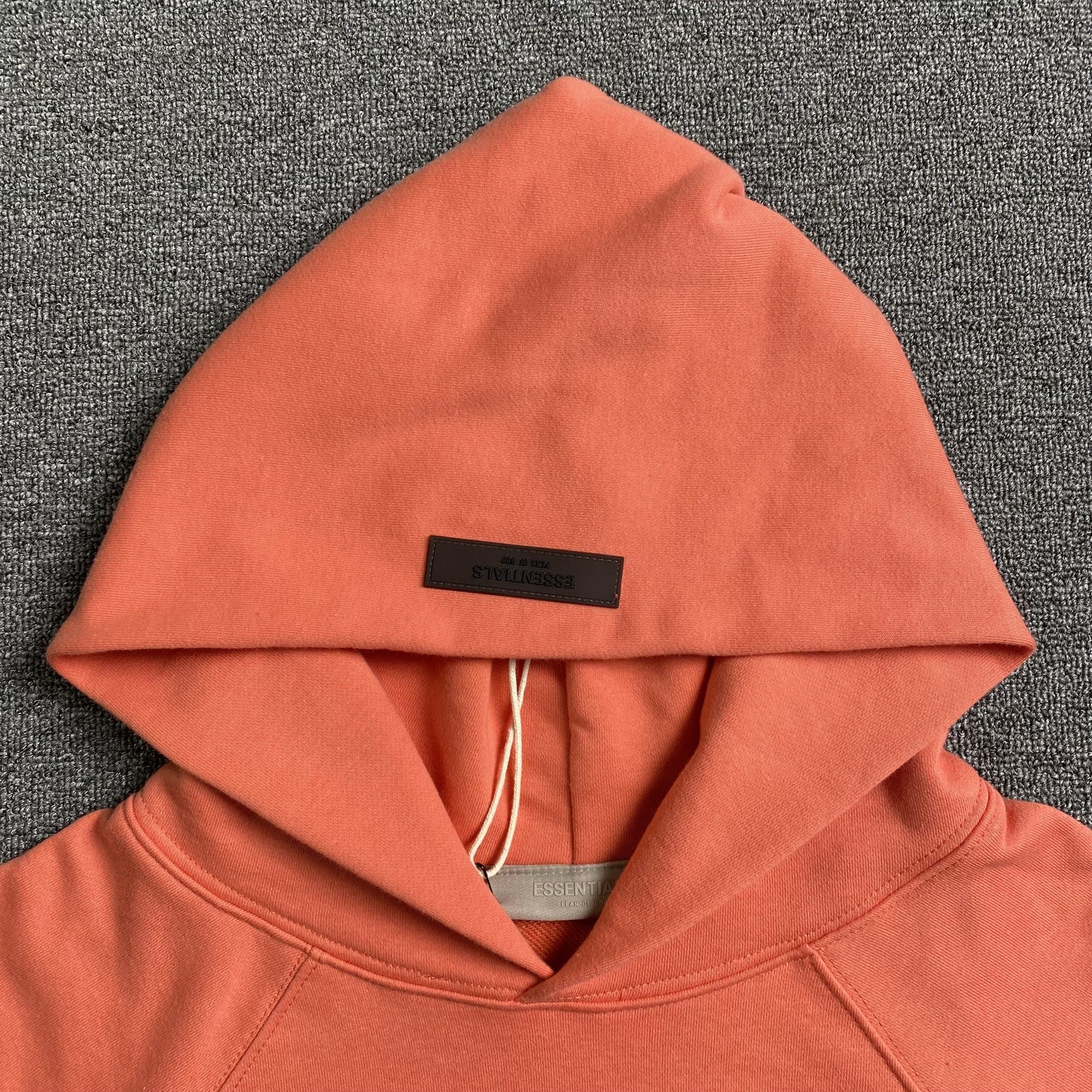 FEAR OF GOD ESSENTIALS HOODIE CORAL