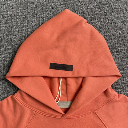 FEAR OF GOD ESSENTIALS HOODIE CORAL