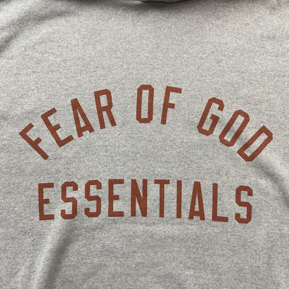 FEAR OF GOD ESSENTIALS HOODIE DARK HEATHER