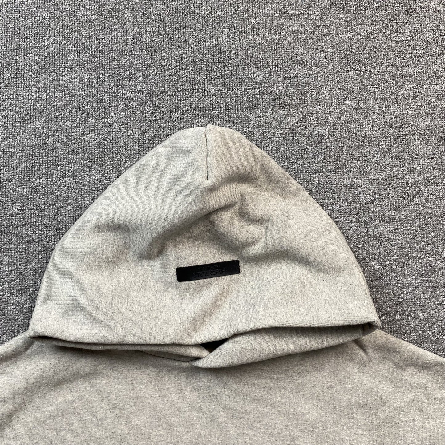 FEAR OF GOD ESSENTIALS HOODIE DARK HEATHER