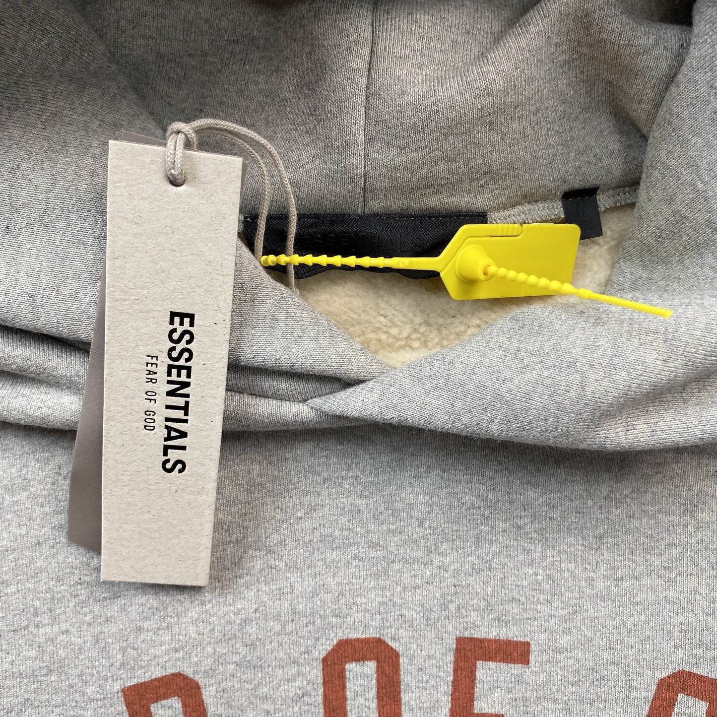 FEAR OF GOD ESSENTIALS HOODIE DARK HEATHER