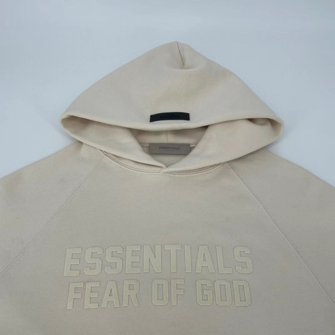FEAR OF GOD ESSENTIALS HOODIE EGG SHELL