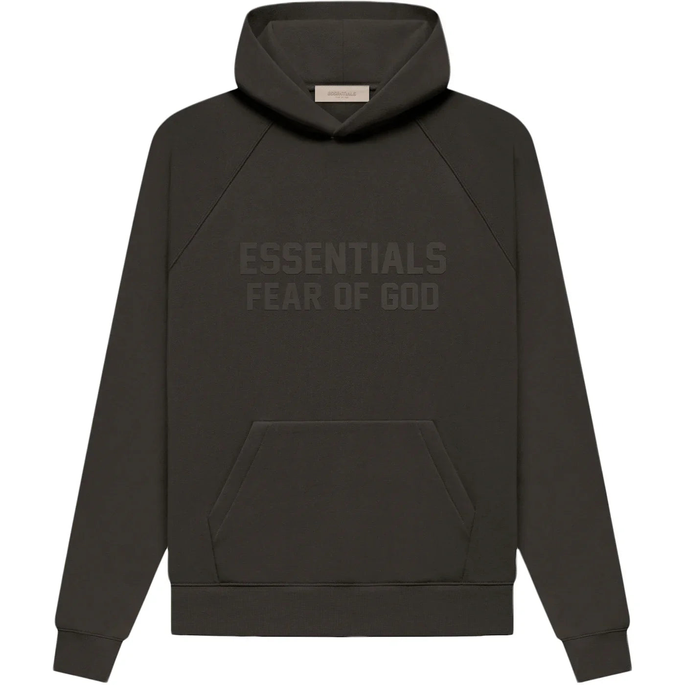 FEAR OF GOD ESSENTIALS HOODIE OFF BLACK