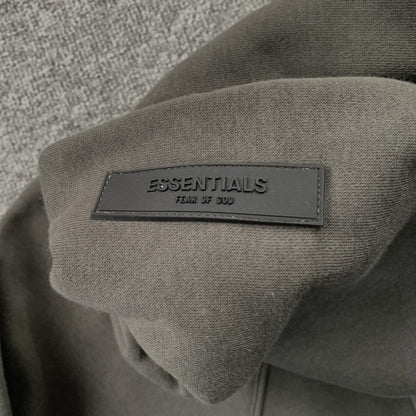 FEAR OF GOD ESSENTIALS HOODIE OFF BLACK