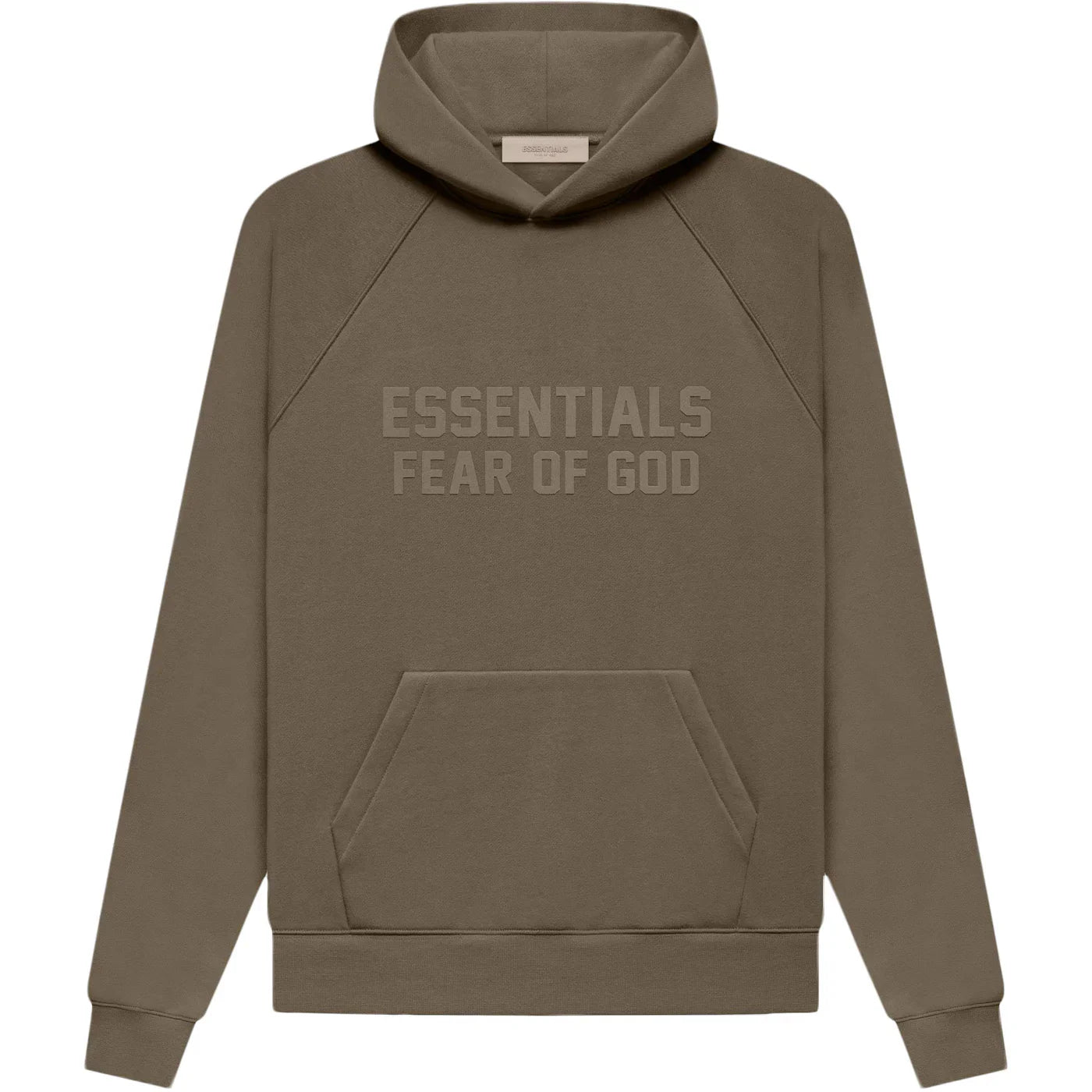 FEAR OF GOD ESSENTIALS HOODIE WOOD