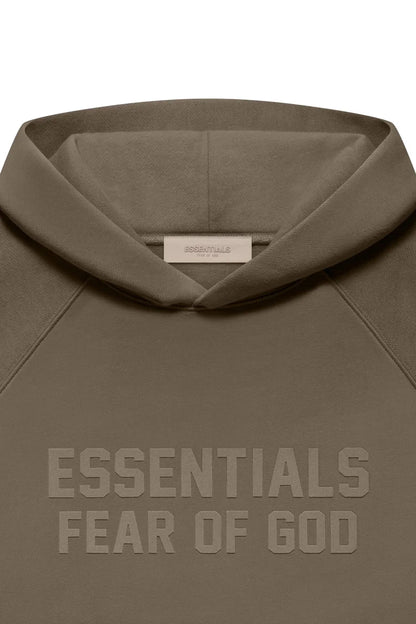 FEAR OF GOD ESSENTIALS HOODIE WOOD