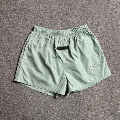 Fear of God Essentials Running Nylon Short Sycamore