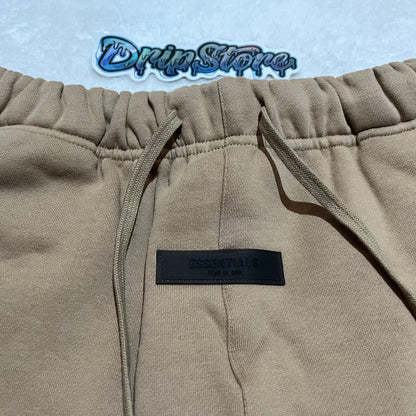 FEAR OF GOD ESSENTIALS SHORTS OAK