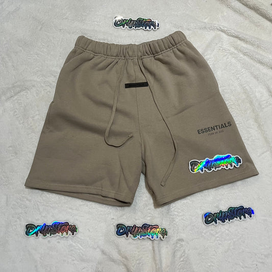 FEAR OF GOD ESSENTIALS SHORTS (SS21) TAUPE