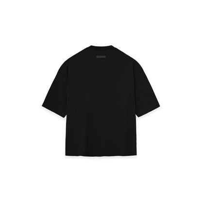 FEAR OF GOD ESSENTIALS SMALL LOGO TEE JET BLACK