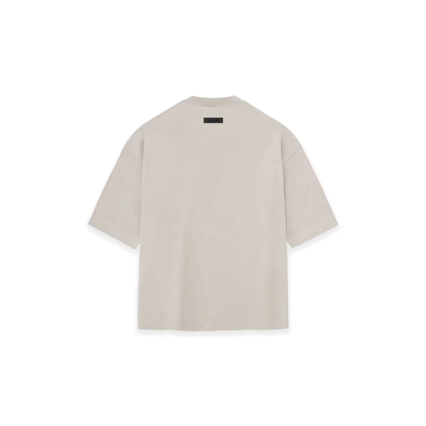 FEAR OF GOD ESSENTIALS SMALL LOGO TEE SILVER CLOUD