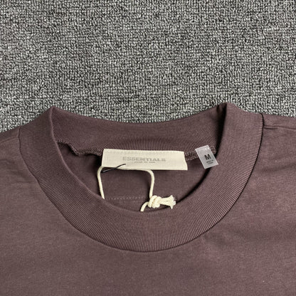FEAR OF GOD ESSENTIALS SS TEE PLUM