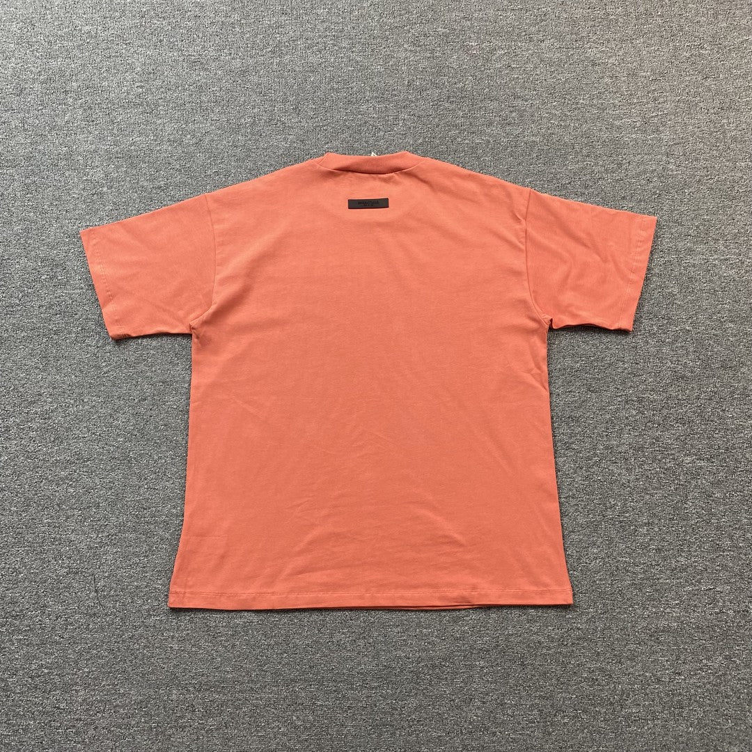 FEAR OF GOD ESSENTIALS TEE CORAL