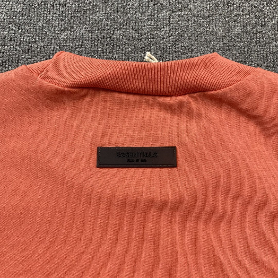 FEAR OF GOD ESSENTIALS TEE CORAL