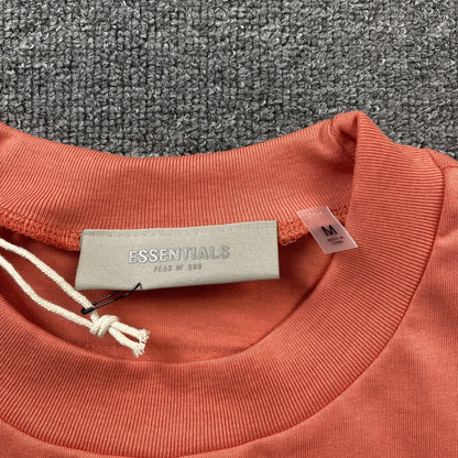 FEAR OF GOD ESSENTIALS TEE CORAL