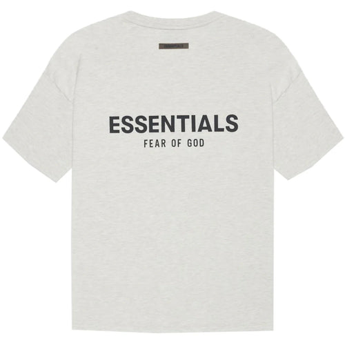 FEAR OF GOD ESSENTIALS TEE LIGHT HEATHER OATMEAL