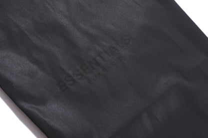 FEAR OF GOD ESSENTIALS TRACK PANTS BLACK REFECTIVE