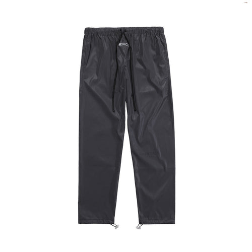 FEAR OF GOD ESSENTIALS TRACK PANTS BLACK REFECTIVE