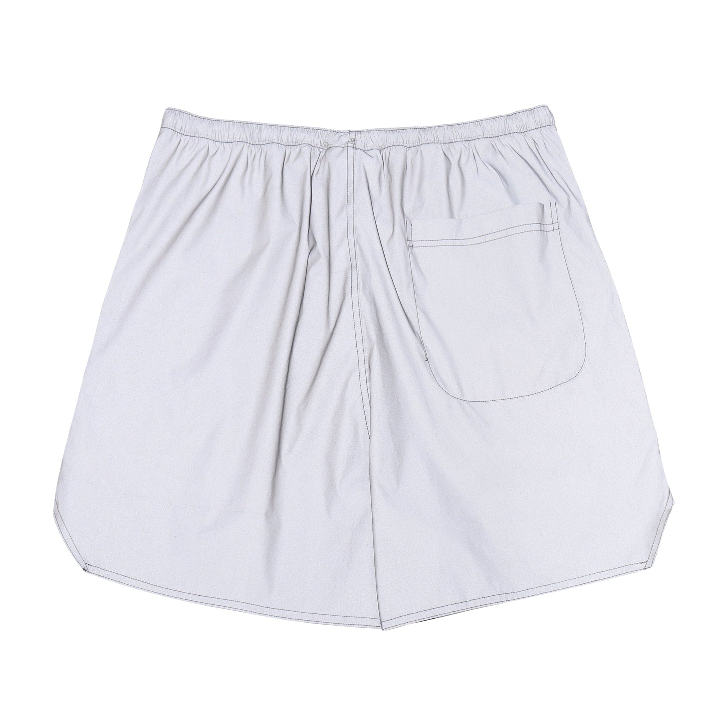 FEAR OF GOD ESSENTIALS VOLLEY SHORTS SILVER REFLECTIVE