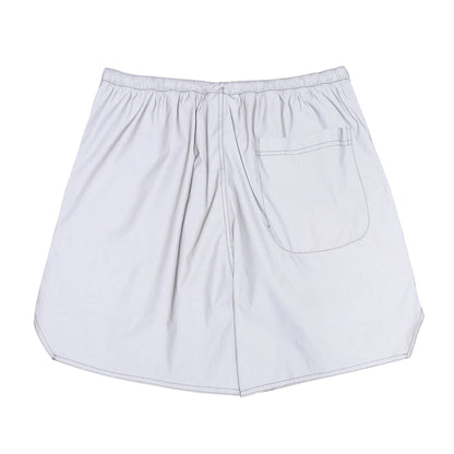 FEAR OF GOD ESSENTIALS VOLLEY SHORTS SILVER REFLECTIVE
