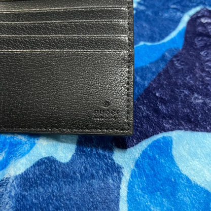 GUCCI BILLETERA ANIMALIER BEE NEGRA